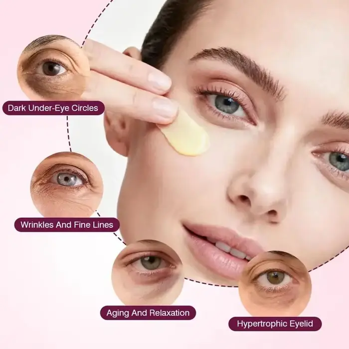 Crème Contour des Yeux Anti-Rides Instantanée : Estompe les Ridules