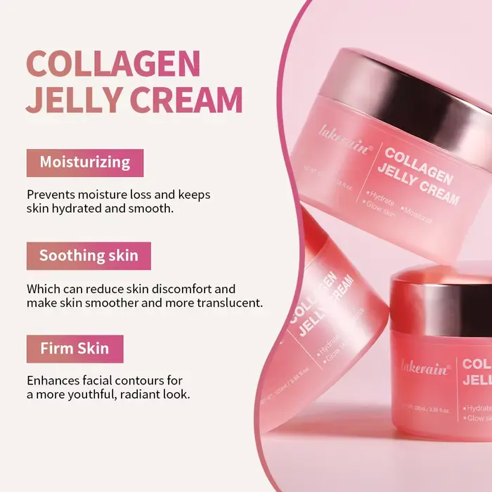 Sérum Peptidique Rose PDRN ADN de Saumon avec Crème Gelée au Collagène – Raffermissant