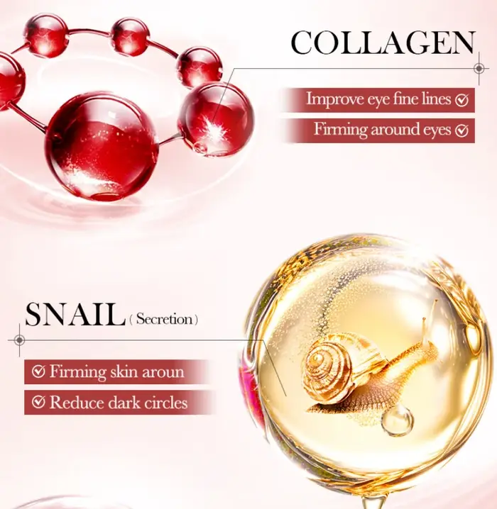 Crème Contour des Yeux Anti-Rides Efficace au Collagène