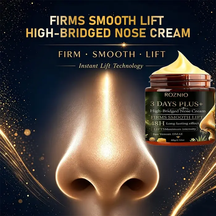 Crème raffermissante pour le nez à effet durable sur trois jours, resserre la peau du nez, atténue les ridules, lisse la texture du nez, effet longue durée pendant 48 heures, absorption rapide, non gr