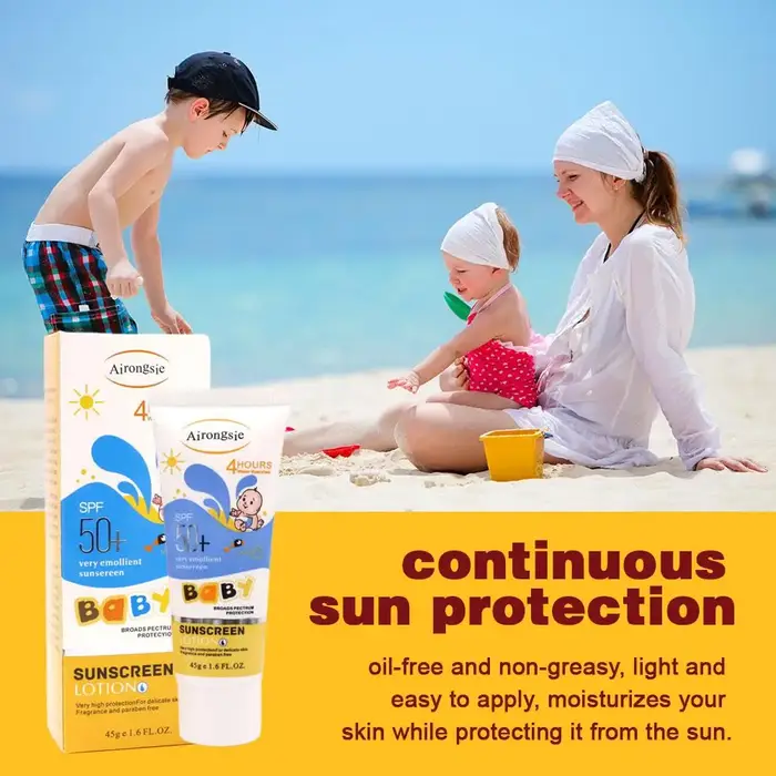 Lotion solaire pour bébé Airongsje SPF50+
