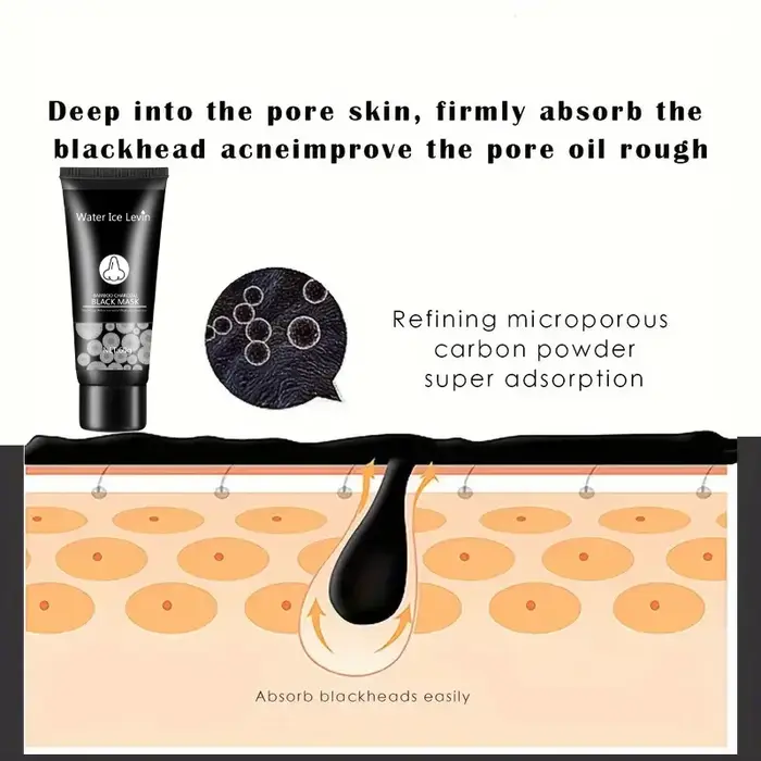 Masque nettoyant noir au charbon de bambou