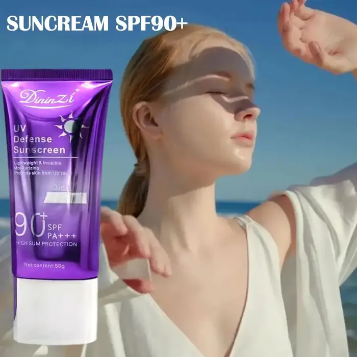Crème solaire blanchissante pour le visage et le corps