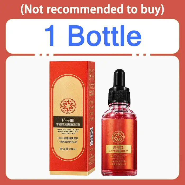 Sérum de Placenta de sang de mouton de cordon ombilical de 30ml, sérum hydratant et délicat pour la 