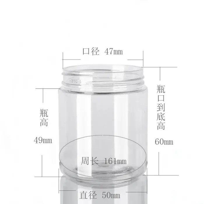 6 pcs/lot 80 ml couvercle en aluminium pots de crème Mini