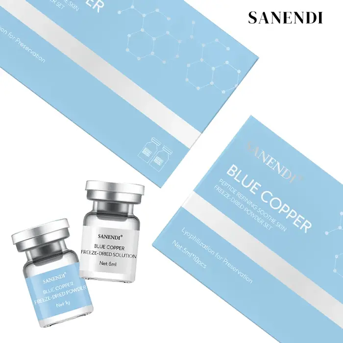 Sérum 3-en-1 au cuivre bleu et aux peptides pour le visage
