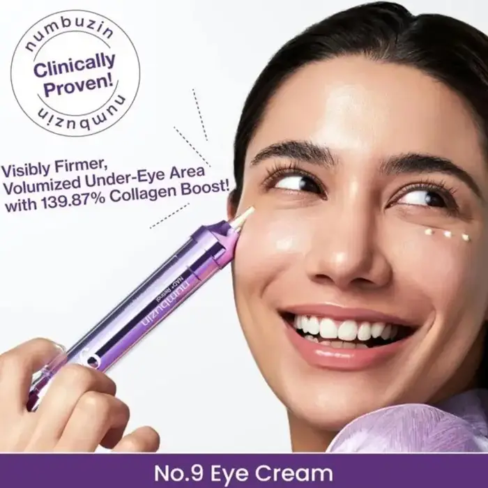 Numbuzin 9 + NAD + crème pour les yeux liquide Essence ultrasonique raffermit hydrate réduit les ridules cernes hydratation nourrissante
