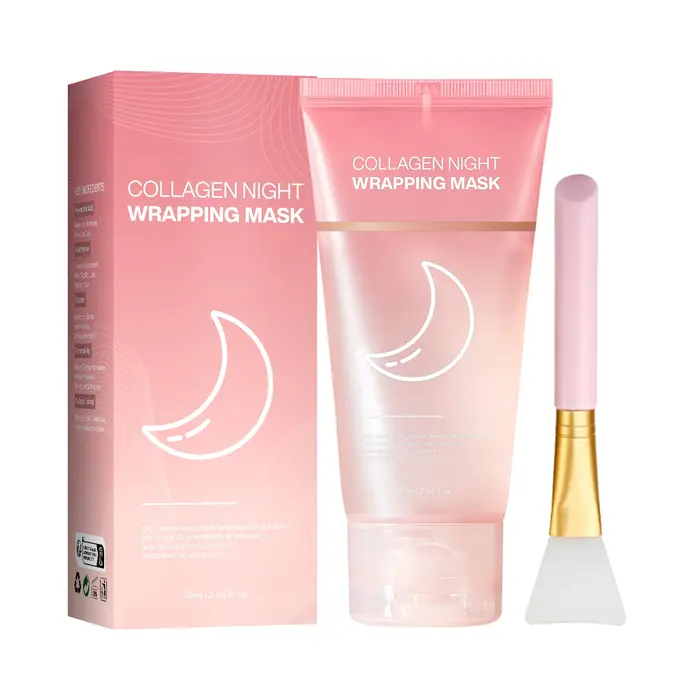 Masque facial hydratant réduit l'affaissement du collagène