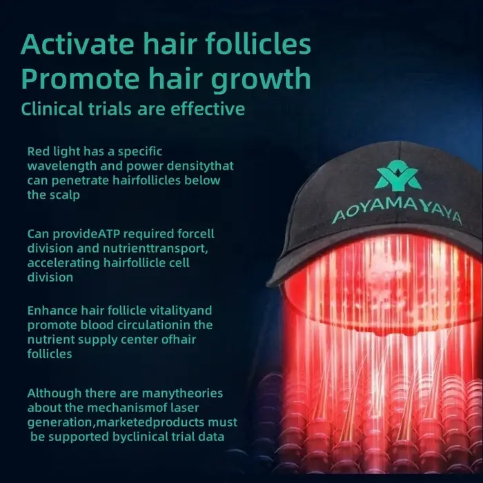 Casque laser 312 pour la croissance des cheveux, thérapie par lumière rouge, chapeau laser rouge pou