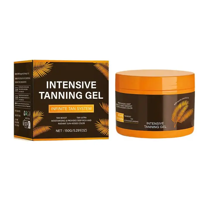 Gel de bronzage intensif, accélérateur, solarium, lits de soleil, réparation longue durée, hydratant