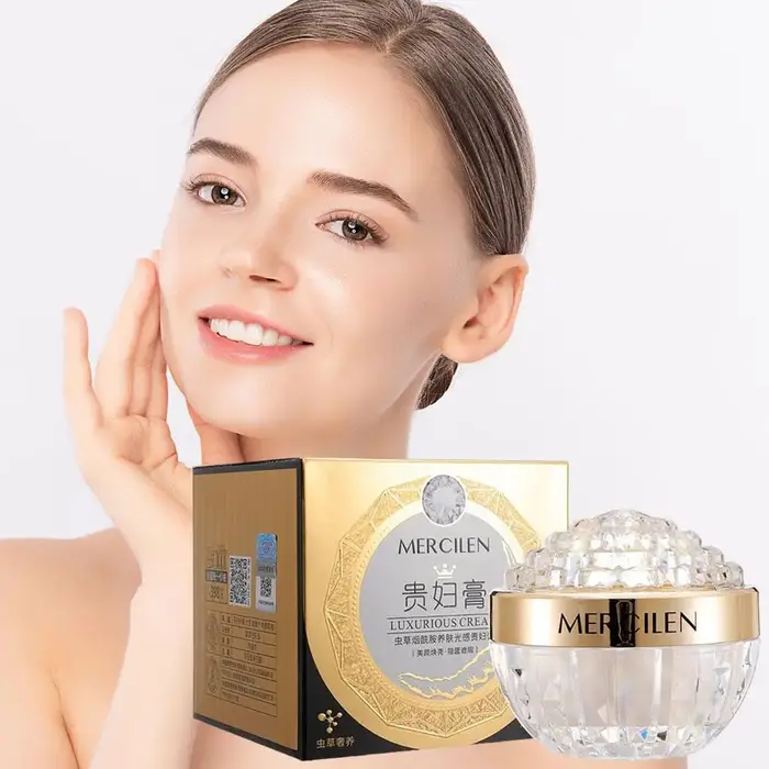 Crème faciale luxueuse au Cordyceps