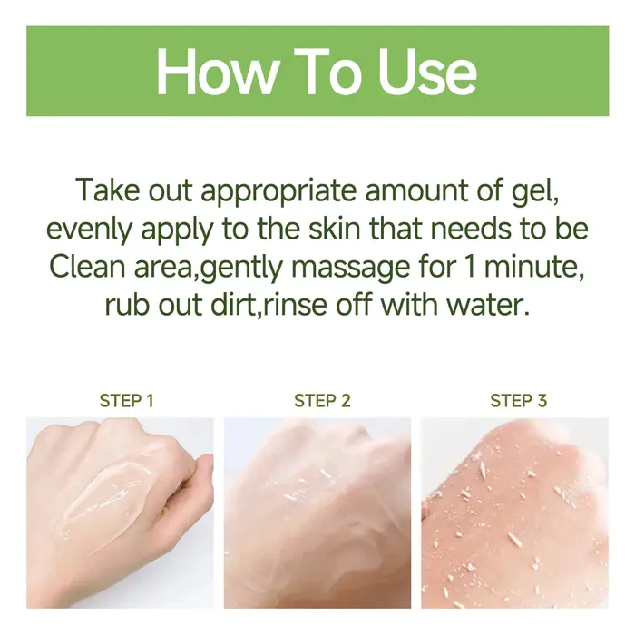 Gel nettoyant et exfoliant à l'acide mandélique qui nettoie en profondeur