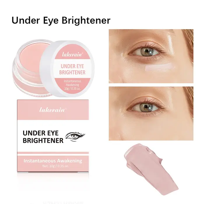 Crème hydratante éclaircissante pour les yeux et contour du visage - Couvrance totale, longue tenue,