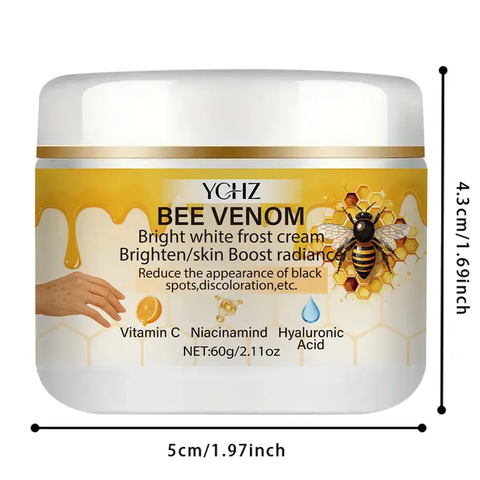 Crème éclaircissante au venin d'abeille