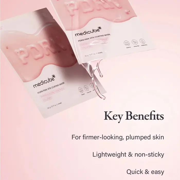 Masque en feuille Medicube Salmon DNA PDRN Pink Vita Coating 10ea