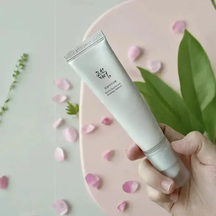 Crème Contour des Yeux Hydratante Légère à Absorption Rapide et Non Grasse avec Protection Solaire d
