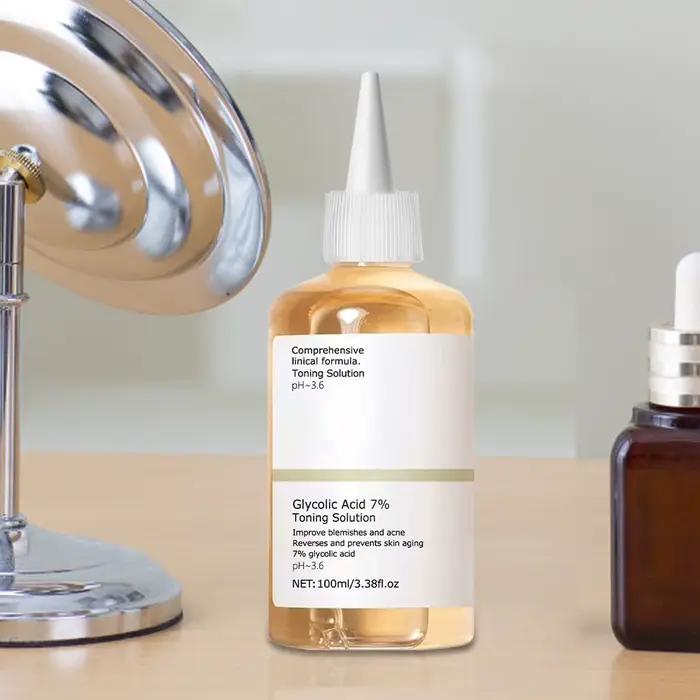 Solution tonifiante à l'acide glycolique 7%