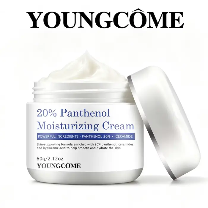 Crème hydratante | Crème hydratante quotidienne pour le visage à 20% de panthénol et de céramide avec acide hyaluronique, hydratation longue durée pour Dr.