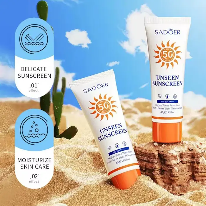Crème solaire visage et corps SADOER SPF 90+ 50+