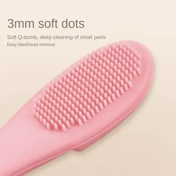 Brosse nettoyante pour le visage en silicone 3D