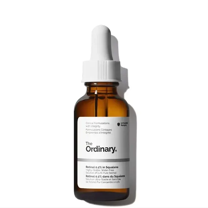 Sérum ordinaire au rétinol d'entrée de gamme 0,2% en squalane 30 ml, signes de l'âge, affiner les po