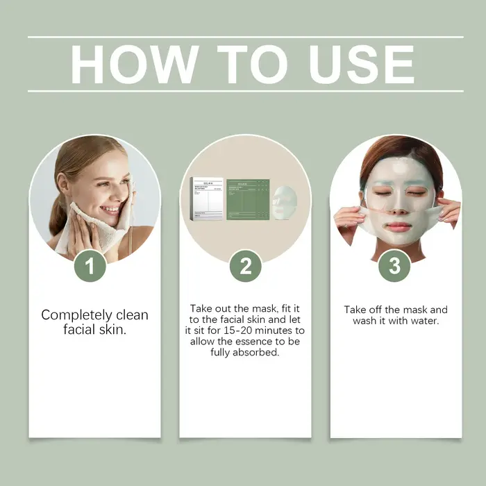 Bio-colagène véritable masque profond Anti-rides
