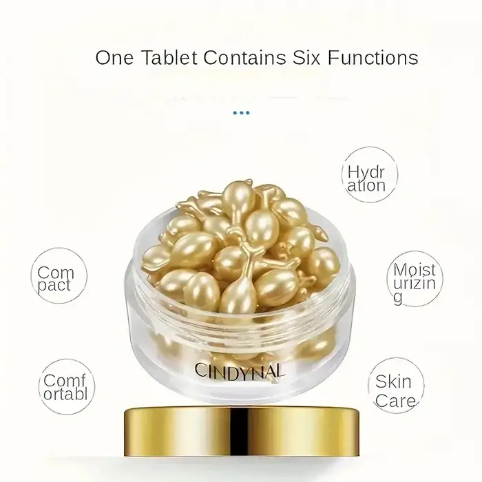 30 capsules d'essence d'acide hyaluronique — Nourrit et hydrate en profondeur