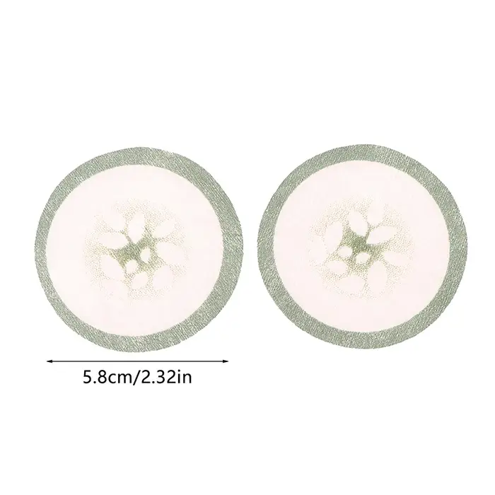100 pièces tampon de nettoyage pour les yeux masque jetable gommage pour les yeux tampons de nettoya
