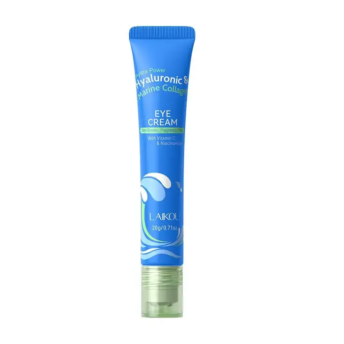 Crème pour les yeux à l'acide hyaluronique et au bio-collagène, 20g, crème hydratante et nourrissant