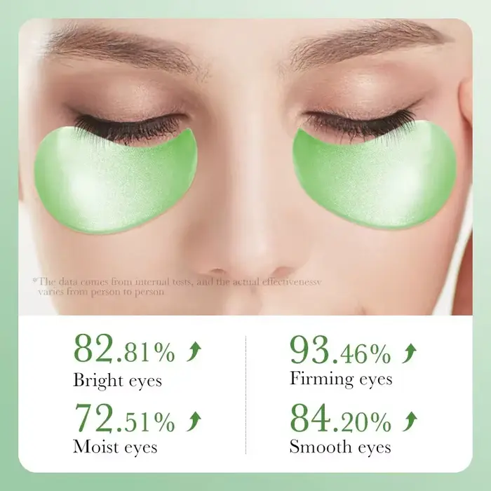 Masque pour les yeux au collagène à l'aloe Vera