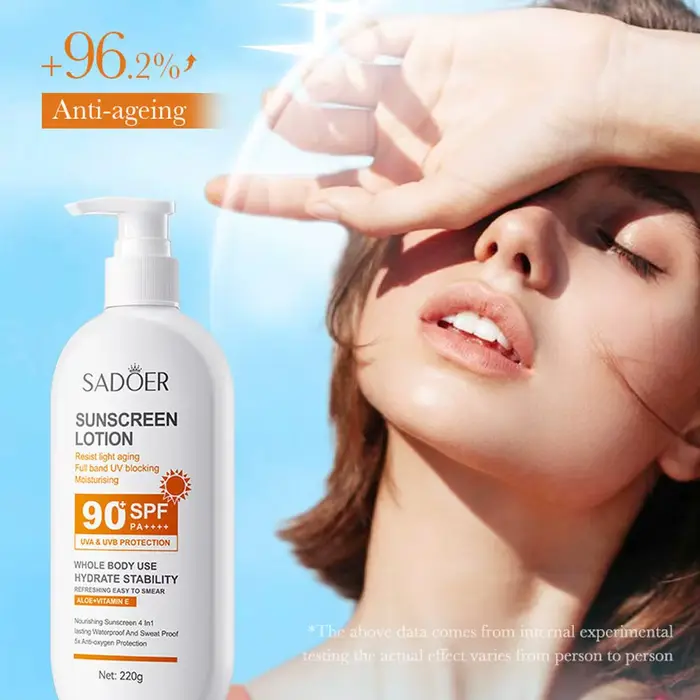 PA +++ Protection solaire UVA/UVB pour tout le corps Anti-âge