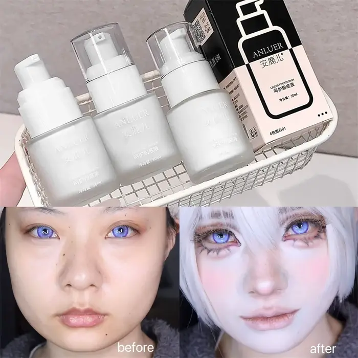 Fond de teint liquide blanc
