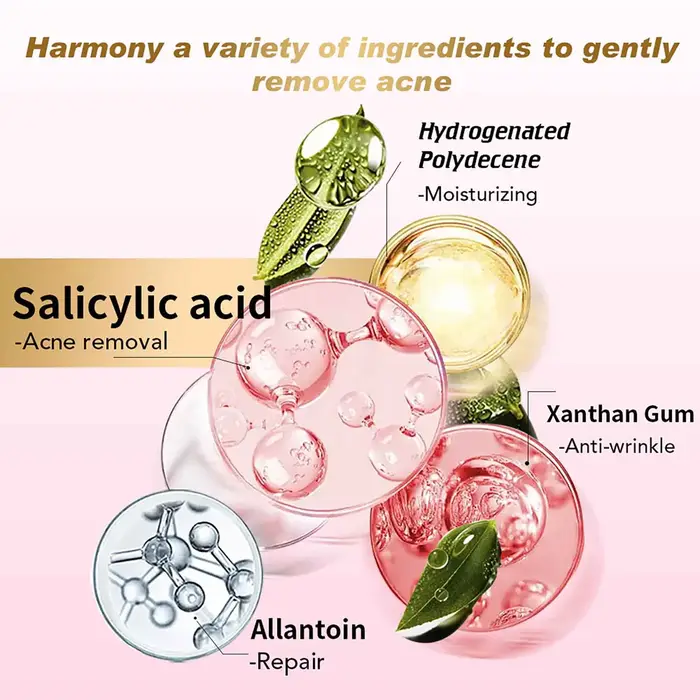 AILKE Crème anti-acné pour le visage, éclaircissante, nettoyante, réduit les points noirs, les taches brunes, pour tous les tons de peau, crème pour le visage, 50 ml