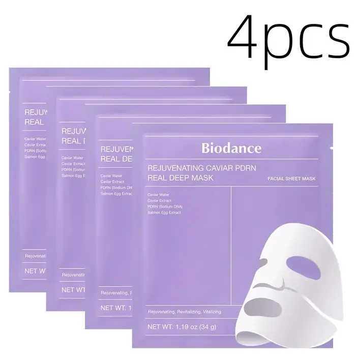 Masque Visage Bio-Collagène Réparateur Apaisant à l'Ampoule Essentielle Hydratante Raffinant les Pores Soin Coréen pour la Peau