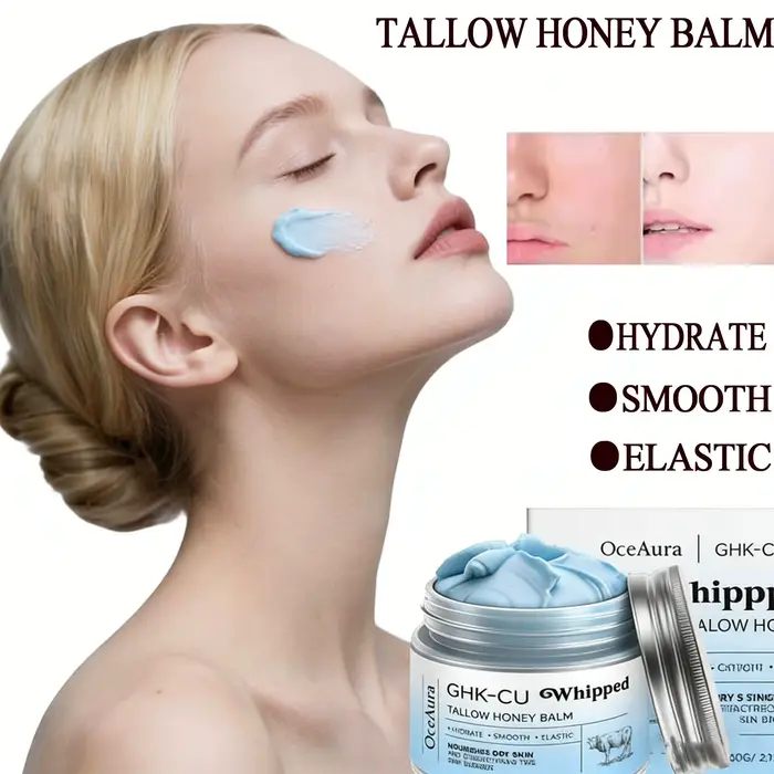 Baume bleu hydratant visage et corps au cuivre (GHK-Cu)