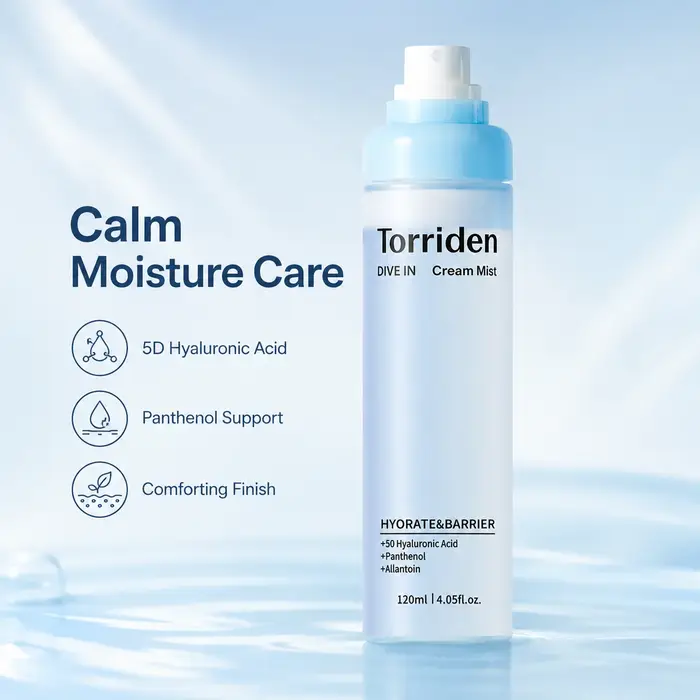 Brume hydratante à l'acide hyaluronique Torriden DIVE IN 120ml