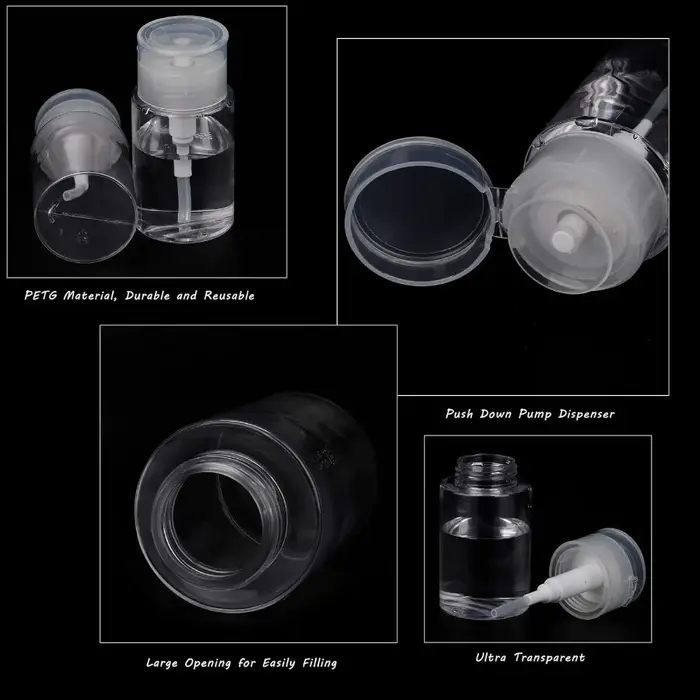 Bouteille à pompe à pression vide rechargeable de 100ml