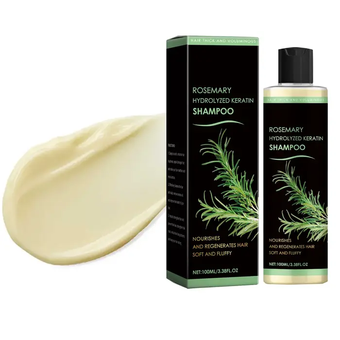 Shampoing au romarin biologique pour la croissance des cheveux