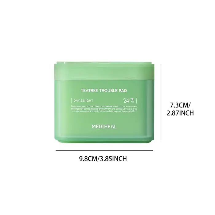 MEDIHEAL Pad, Pad prêt à l'emploi, Pads de soin quotidien, Hydratation longue durée, Hydratation int