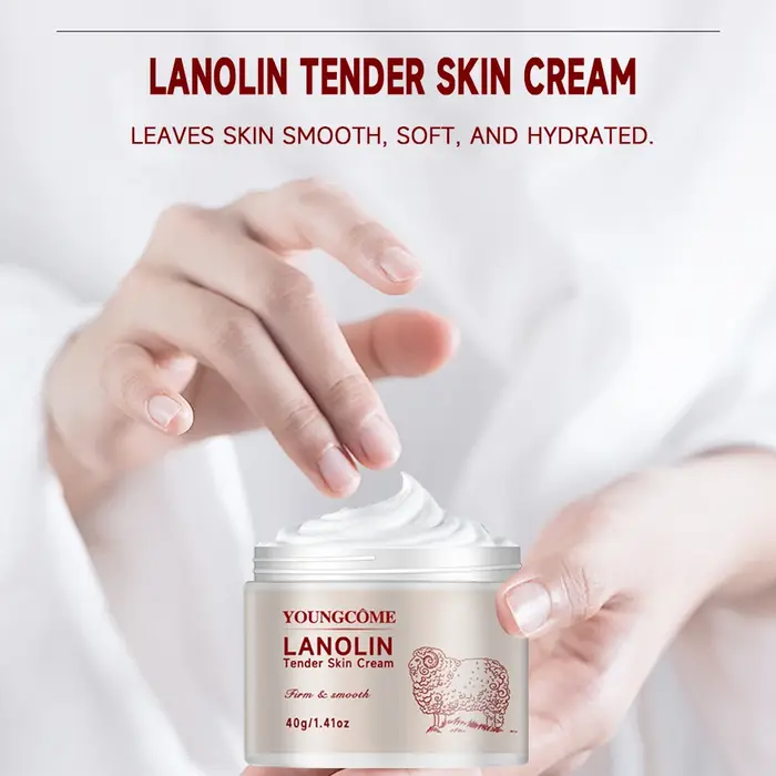 Crème de lanoline 100% pure pour peaux sèches et démangeaisons