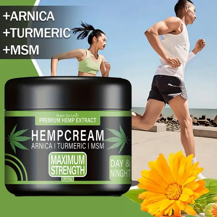 Crème d'extrait de chanvre premium à l'arnica