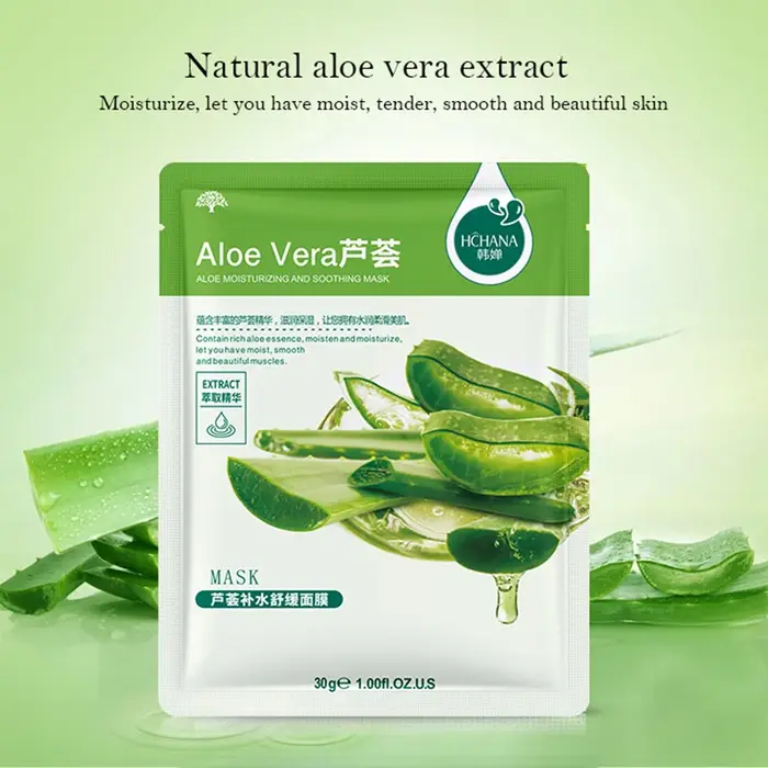 30 pièces Fruits frais masques faciaux soins de la peau du visage hydratant raffermissant