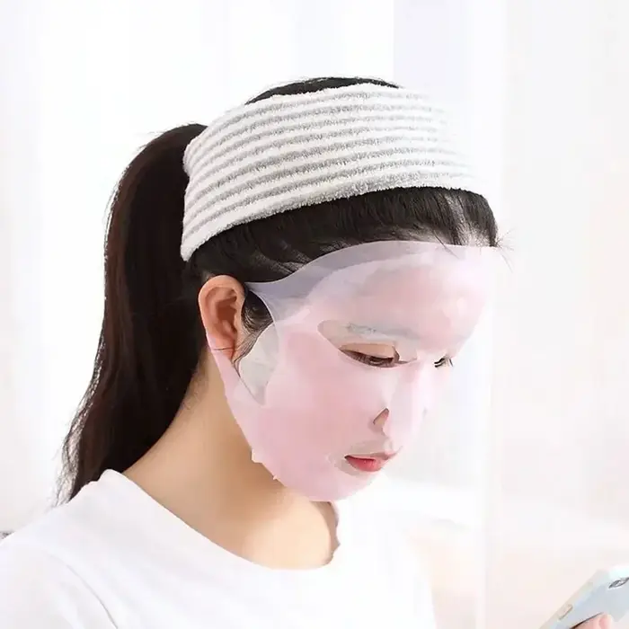 Masque facial en Silicone réutilisable