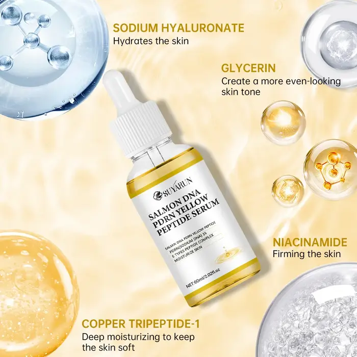 SUYARUN Salmon DNA PDRN + Sérum Complexe Peptide Jaune - Solution Anti-Âge
