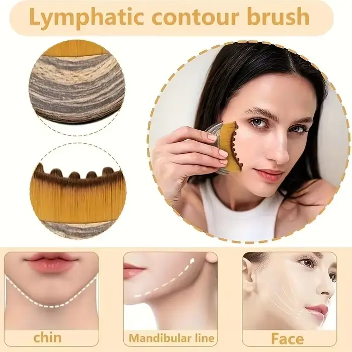 Brosse pour Contour lymphatique