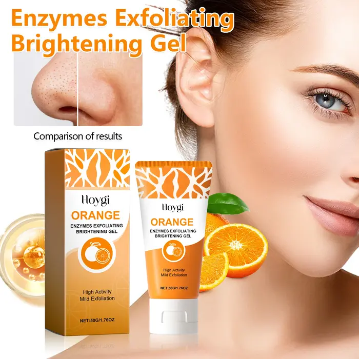 Gel exfoliant éclaircissant aux enzymes