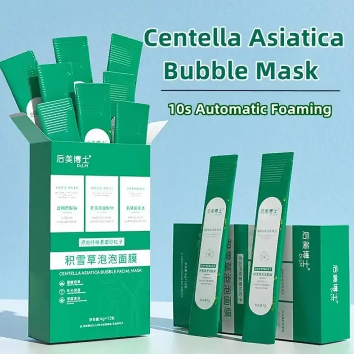Masque facial à bulles Centella Asiatica