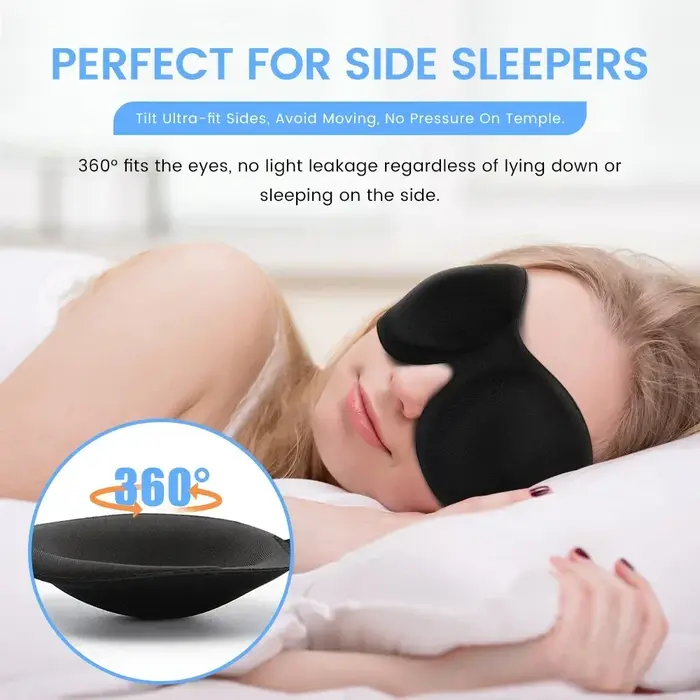 Masque pour les yeux de sommeil 3D