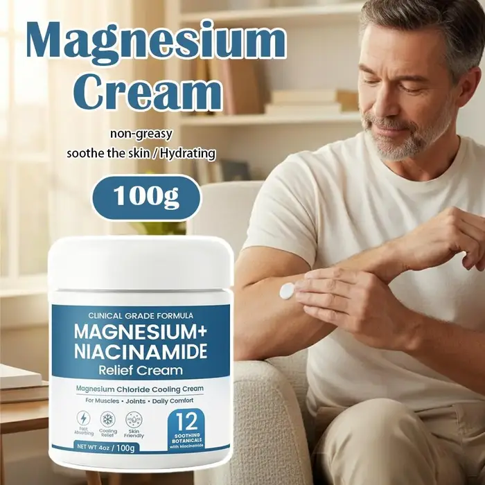 Crème Apaisante au Magnésium et Niacinamide