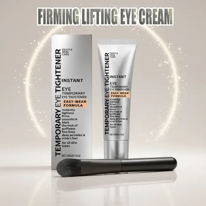 Crème pour les yeux Lifting raffermissant hydratant réduction des cernes ridules traitement de Massage lissant avec brosse soins quotidiens doux